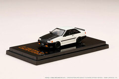 1/64 Toyota Carola Levin 2-door AE86 Carbon Bonnet White / Black