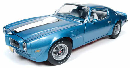1/18 1972 Pontiac Firebird Transam (Adriatic Blue)