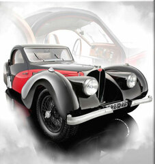 BAUER 1/12 Bugatti Atalante Type 57SC Complete Doll