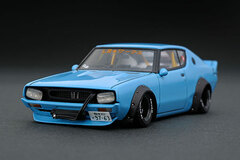 1/43 LB-WORKS Kenmeri 2Dr Blue