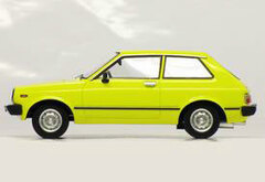 1/43 Toyota Starlet Early Ver. European Type KP60 Yellow