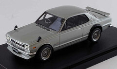 1/43 Nissan Skyline GT-R (KPGC10) Mesh Wheel (Custom Version) Silver Metallic
