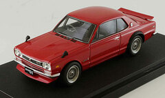 1/43 Nissan Skyline GT-R (KPGC10) Mesh Wheel (Custom Version) Red