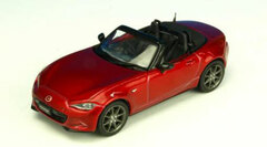 1/43 Mazda New Roadster 2015 Seoul Red Premium Metallic (Open)