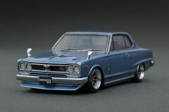 1/43 Nissan Skyline 2000 GT-X (KGC10) Light Blue