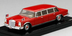 1/43 Mercedes-Benz 600 Pullman 1972 Red Baron Hilton Family