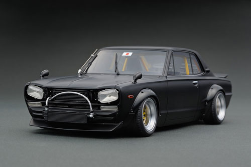 1/18 LB-WORKS Hakosuka 2Dr Matte Black