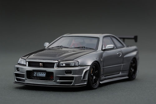 1/43 Nismo R34 GT-R Z-tune Gun Metallic