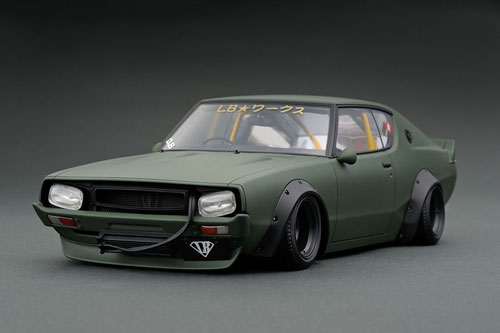 1/18 LB WORKS Kenmeri 2Dr Matte Green