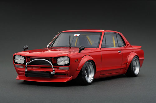 1/18 LB WORKS Hakosuka 2Dr Red