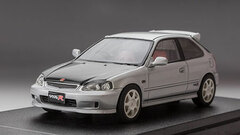 1/43 Honda Civic Type R (EK9) Carbon Bonnet (Custom Color Version) Vogue Silver Metallic