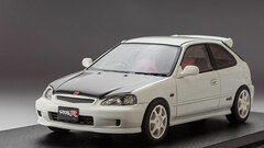 1/43 Honda Civic Type R (EK9) Carbon Bonnet (Custom Color Version) Championship White