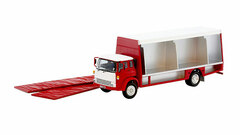 1/76 Bedford TK Bottle Delivery Truck: Route Car (Overseas Specs) Black Mirror, Silver Frame