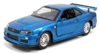1/32 WildSpeed 2002 Nissan Skyline GTR R34- Blue