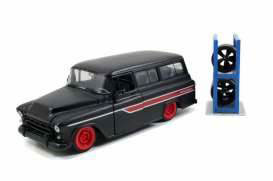 1957 Chevrolet Suburban Just Trucks - primer black