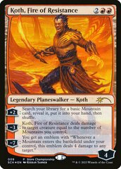 Koth, Fire of Resistance - Foil Game Day & Store Championship Promos