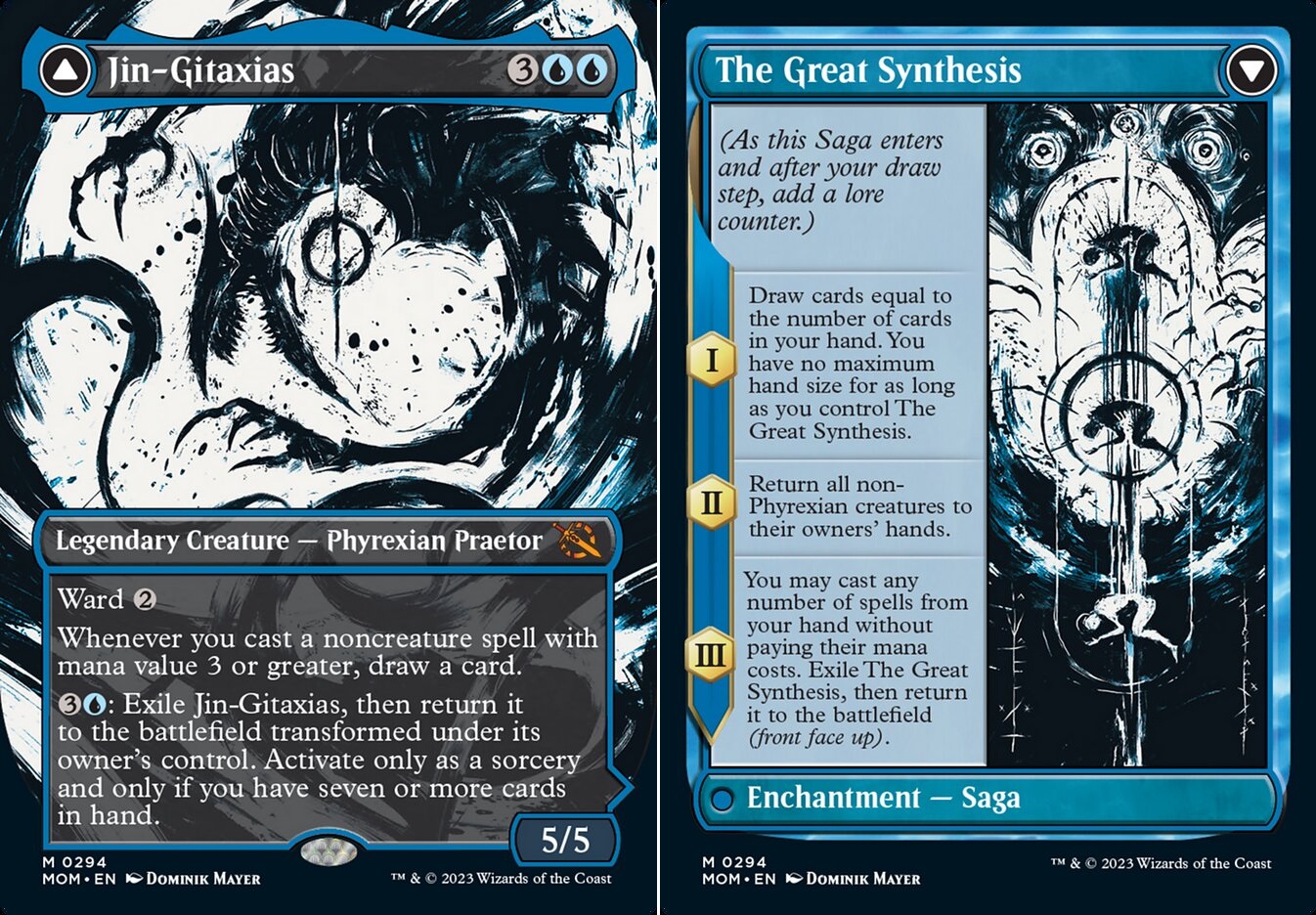 Jin-Gitaxias // The Great Synthesis - Foil - Showcase