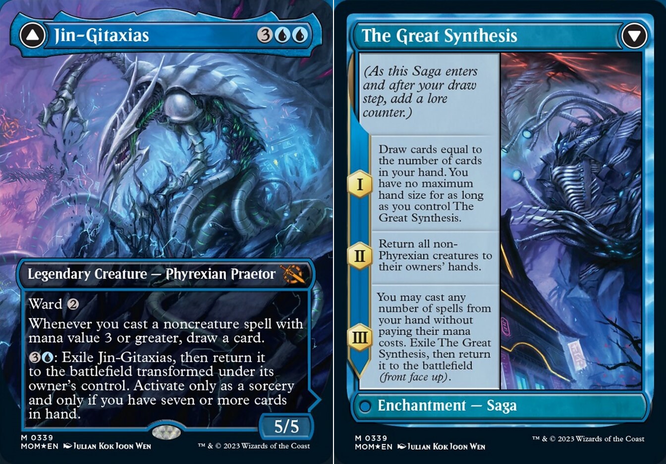 Jin-Gitaxias - Foil - Borederless