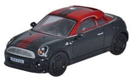 1/76 Mini Cooper (Midnight Black/Red)