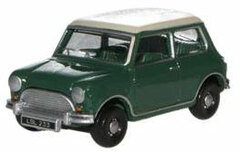 1/76 Austin Mini (Almond Green/Old English White)