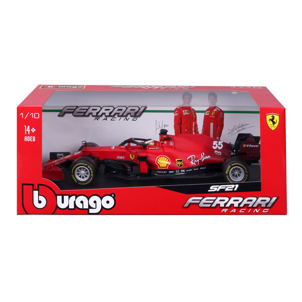 1/18 Ferrari SF21 (2021) No,55 C. Sainz Jr