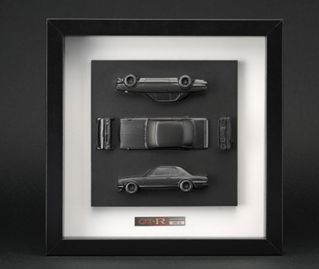 Frame Art Black Nissan Skyline 2000 GT-R (KPGC10)