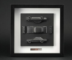 Frame Art Black Nissan Skyline 2000 GT-R (KPGC10)