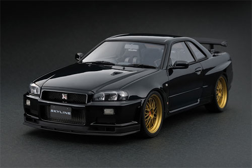 1/18 Skyline GT-R V Spec2 R34 Black
