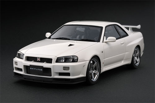 1/18 Skyline GT-R V Spec2 R34 White