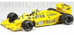 Minichamps Diecast Model 1/18 Lotus Honda 99T No.12 A.Sena 1987