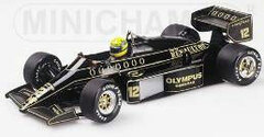 Minichamps Diecast Model 1/18 Lotus Renault 97T No.12 A.Sena 1985