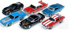 Auto World 1:64 Die Cast  Licensed Premium - Release 2 Release B (6 Types Set)