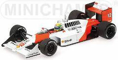 Minichamps Diecast Model 1/18 McLaren Honda MP4/4 No.12 A.Sena World Champion 1988