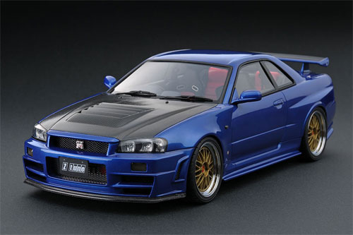 1/18 Nismo R34 GT-R Z-tune Bayside Blue