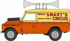 Oxford 1/76 Land Rover Series II Hard Top Speaker Billy Smarts