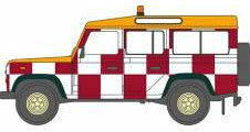 Oxford 1/76 Land Rover Defender Station Wagon RAF Northolt