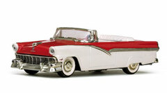 Vitesse Model Car 1/43 1956 Ford Fairlane Open Convertible (Red/ White)