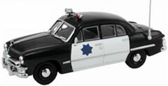 First Response 1/43 1950 Ford 4-door San Francisco Police