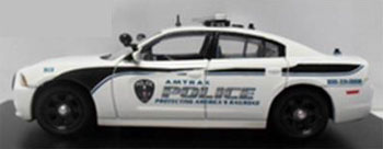 First Response 1/43 Dodge Charger Amtrack Police