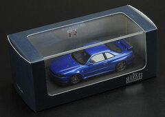1/43 Nissan Skyline GT-R V Spec II (BNR34) Bayside Blue