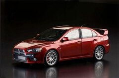 Complete Diecast Model 1/18 Lancer Evolution X (Red) (Right-hand Steering)