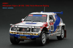 Resin Model 1/43 Mitsubishi Pajero (#108) 1992Paris-Moscow-Beijing