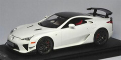 Peako Resin Miniature Model 1/18 Lexus LFA Nurburgring Package White/ Carbon Roof