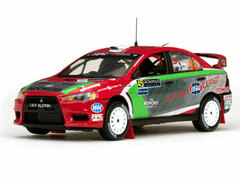 Vitesse Model Car 1/43 Mitsubishi Lancer Evolution X - #45 S.Aksa/J.Judd (2nd PWRC Acropolis Rally 2012)