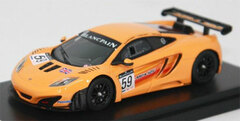 Peako Diecast Miniature Model 1/43 McLaren MP4-12C GT3 Silverstone 2011 #59 D.Watts, O.Turvey, A.Parente