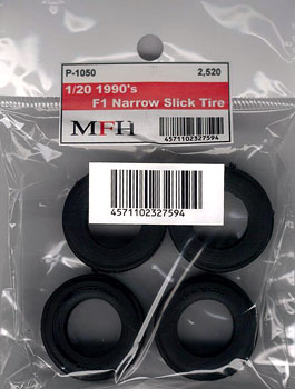 P1050 1990s F1 Narrow Slick Tire Set