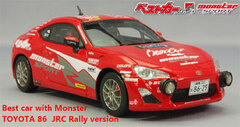 1/43 Toyota 86 Best Car with Monster 86 2012 All Japan Rally Shinjo Rally #24 Yutaka Awazuhara/ Akihiko Takahashi