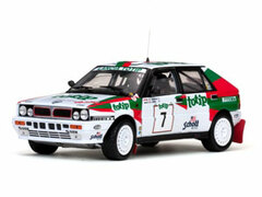 Sunstar Model Car 1/18 Lancia Delta Integlare - #7 D.Cerrato/G.Cerri (3rd Rallye Sanremo 1988)