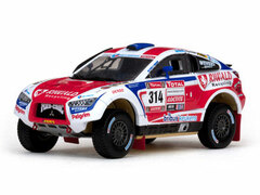 Vitesse Model Car 1/43 Mitsubishi Racing Lancer #314 T.Brinke/M.Baumel (2012 Dakar Rally)