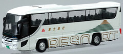 Diecast Scale Model Full Face Bus No.03 1/80 Fuji Kyuko